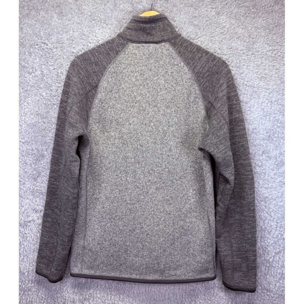 Patagonia Better Sweater Mens Medium Two Tone Gray Fleece 1/4 Zip Pullover - Picture 3 of 11